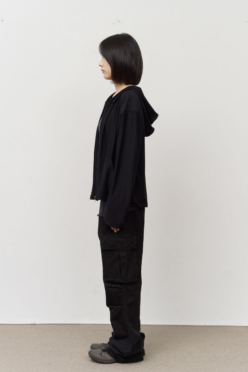 Riso Jersey Zip Hoodie