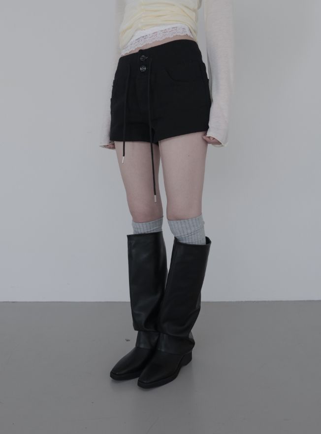 Leue Banding Cotton Shorts