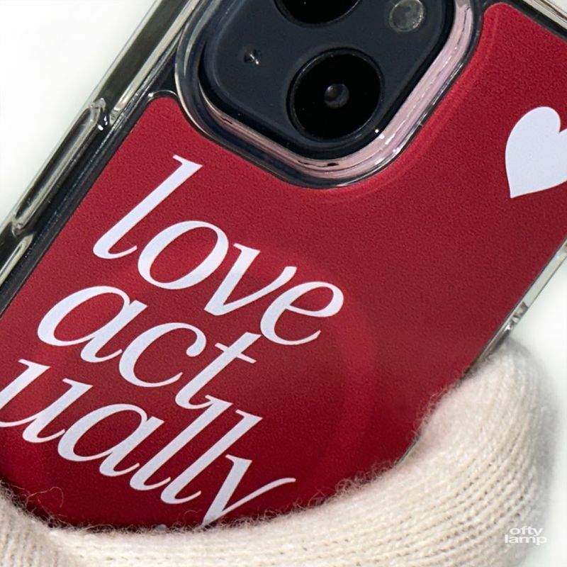 [made] love actually phone case (MagSafe jellyhard)
