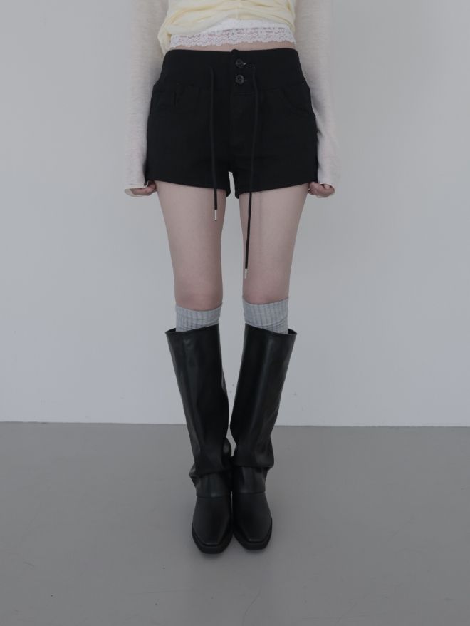 Leue Banding Cotton Shorts