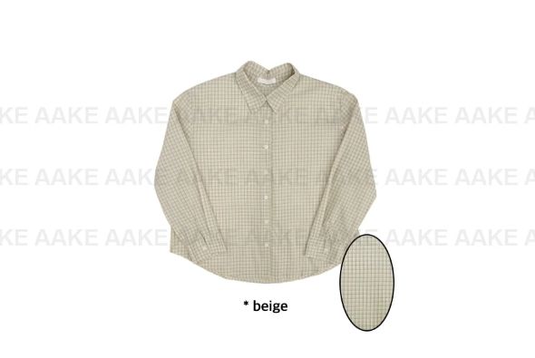 BACK STRAP CHECK SHIRT
