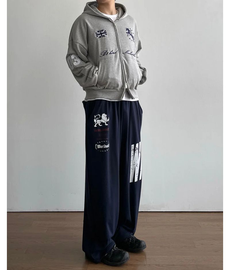 Geo-Printed Sweatpants