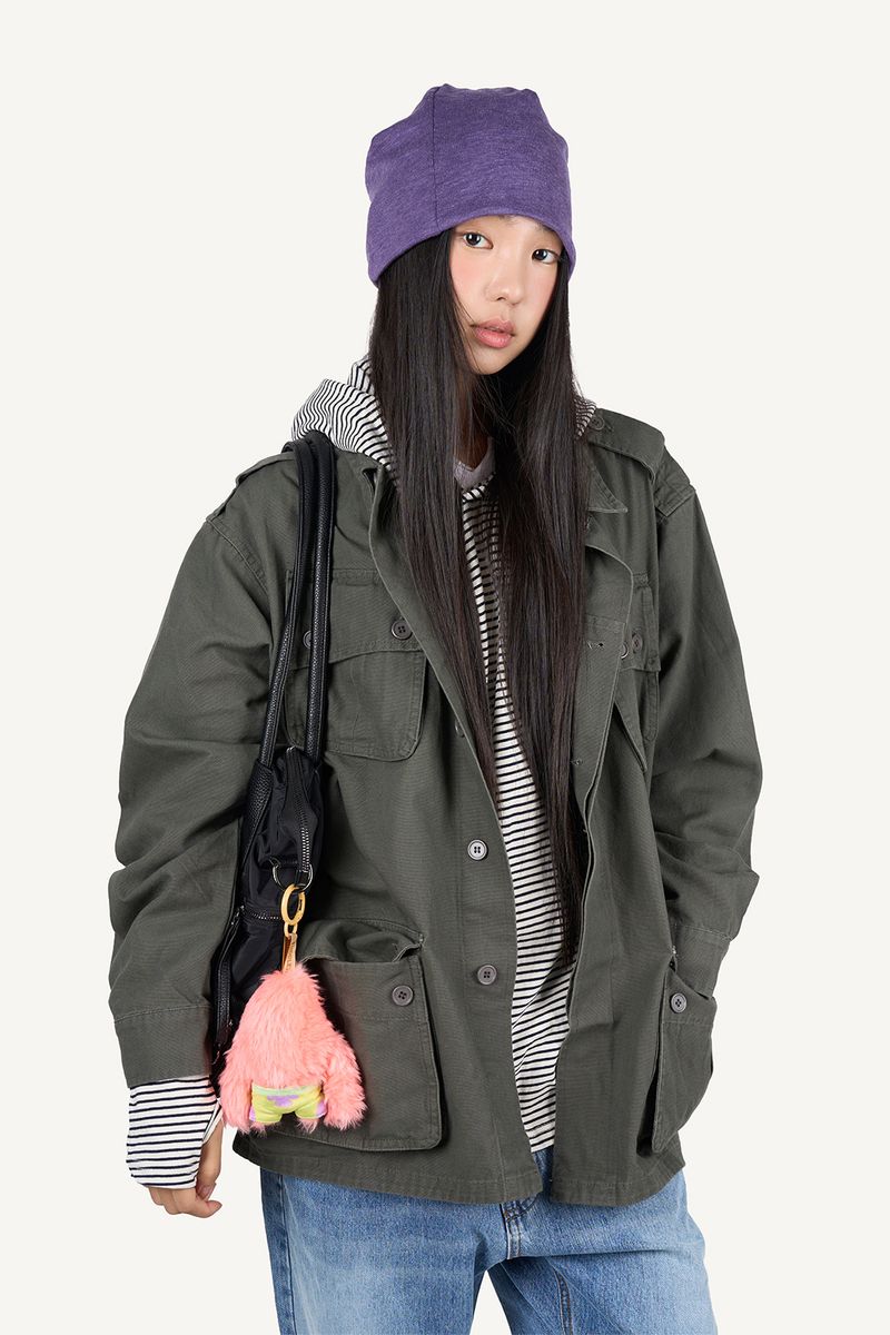 Raucohouse(ラウコハウス)の「Washed Military Field Jacket(Jackets/Outerwear)」