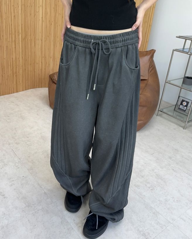 Ciel Washed Cutout Track Pants