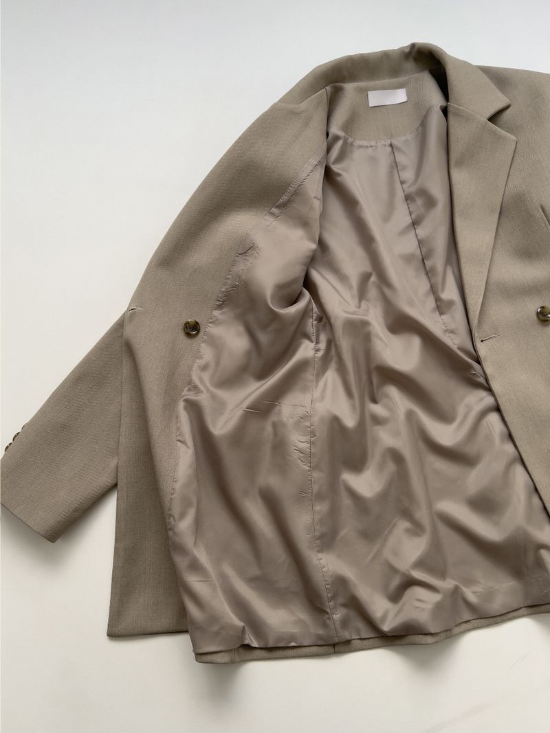 [Scarf SET] Glass Wrap Half Jacket