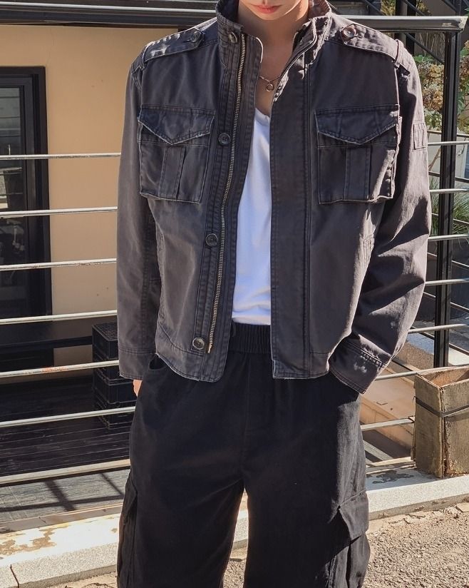 Youth Wrap Washed Field Jacket