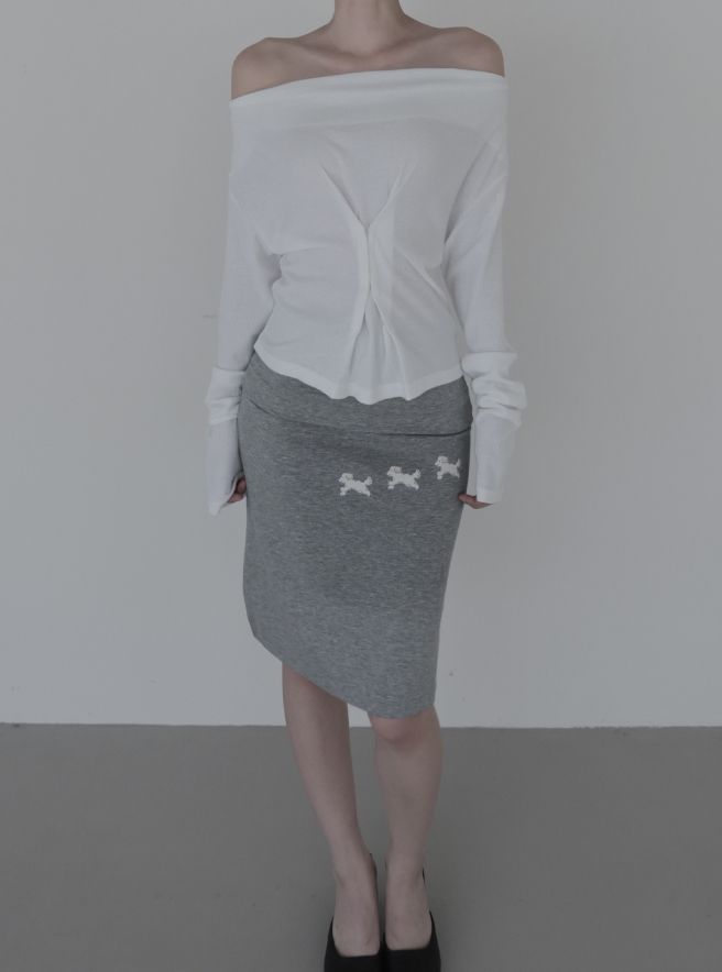 Pouch Midi Skirt