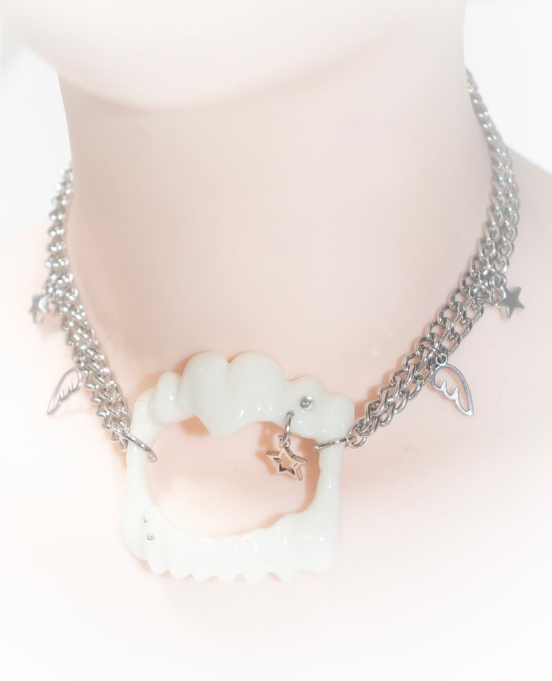Bite Toothgem Necklace