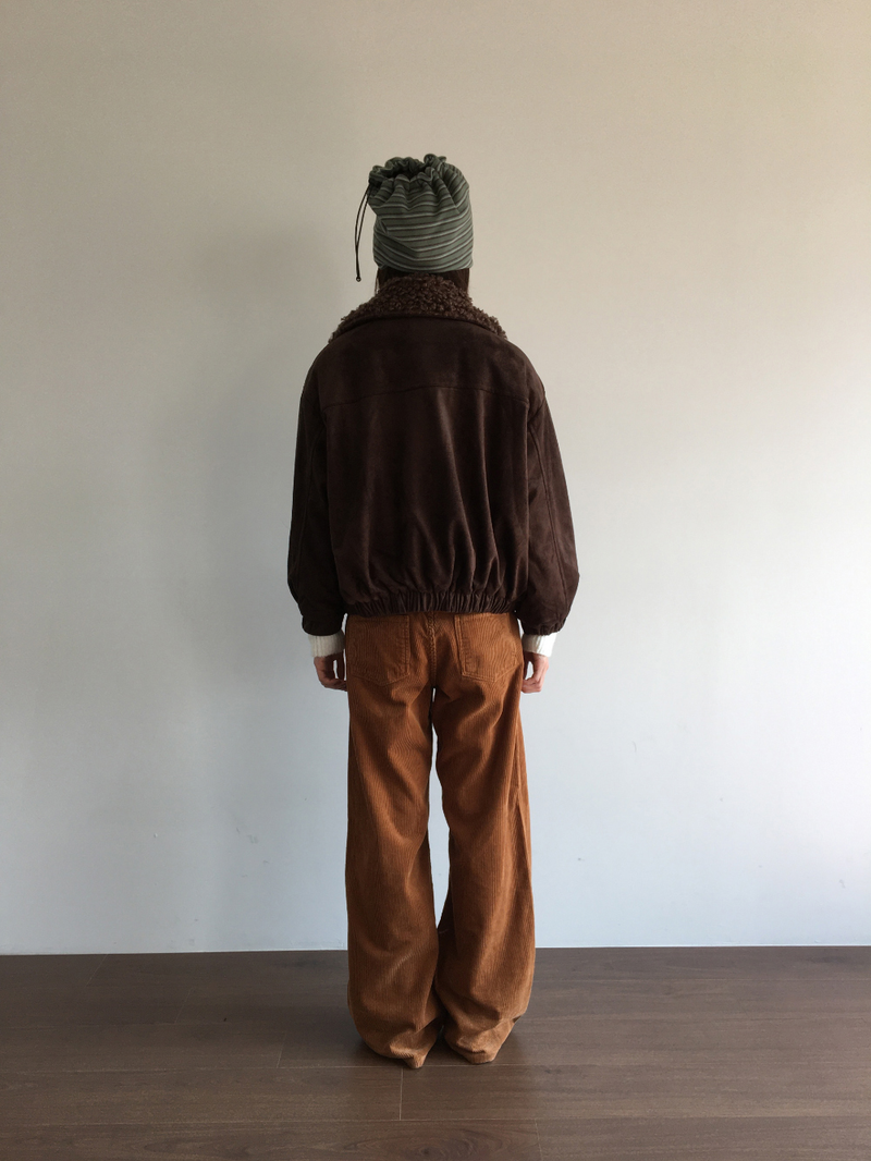 Roya Suede High-Neck Blouson (3color)