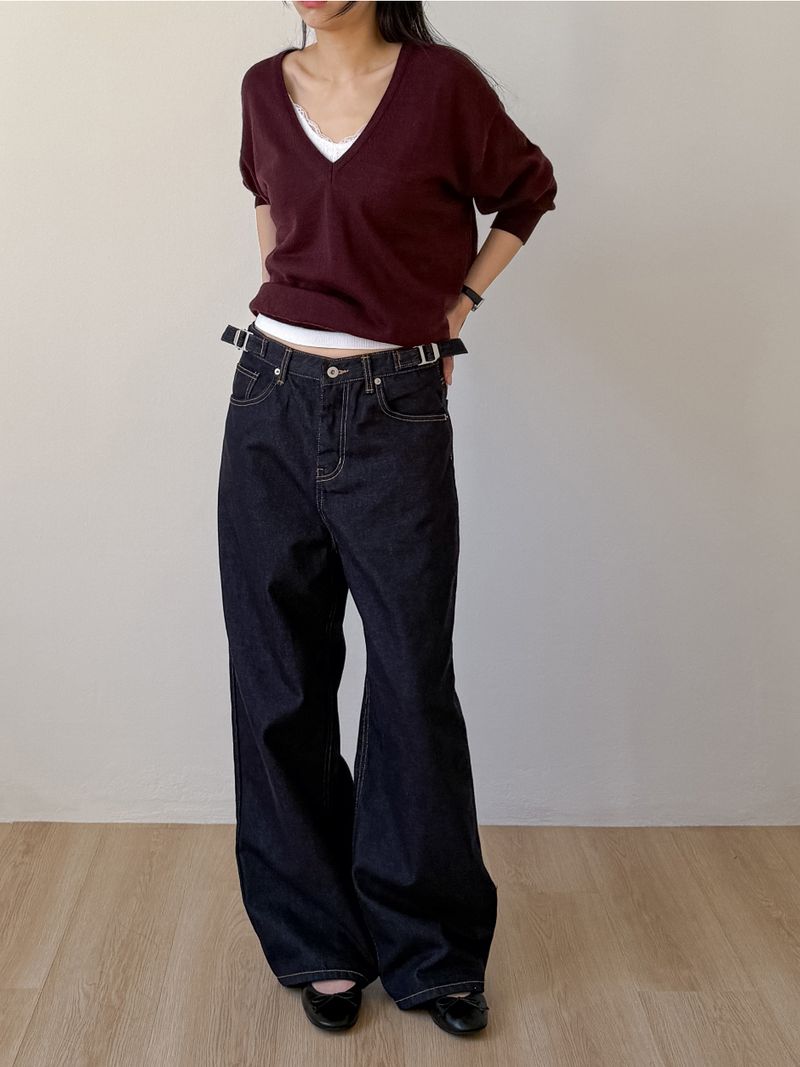 Adjust Selvedge Wide Pants