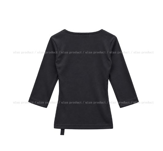 Mods Adjust Button Three Quarter T-shirt