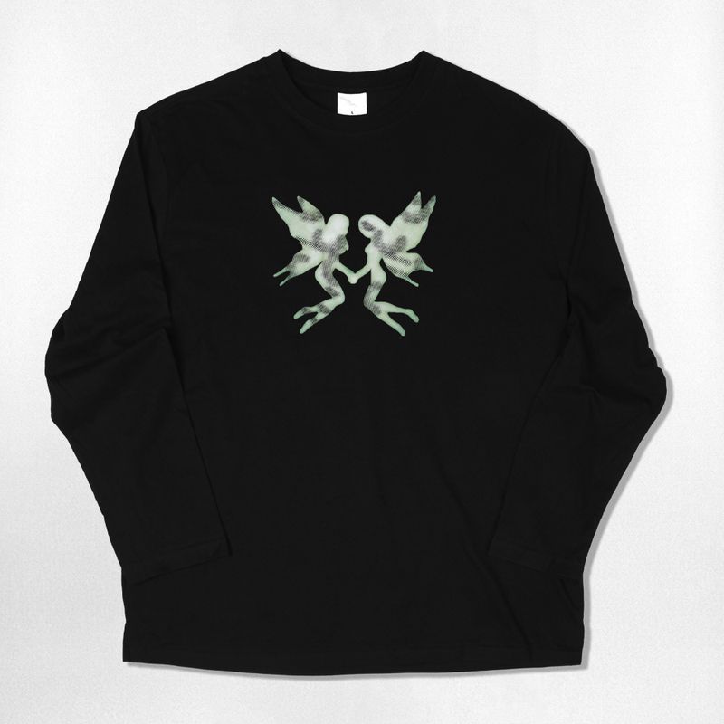 NOTUSUAL（ノットユージュアル）の「Mint Fairy Long Sleeve T-Shirts - 2COLOR（Tops）」