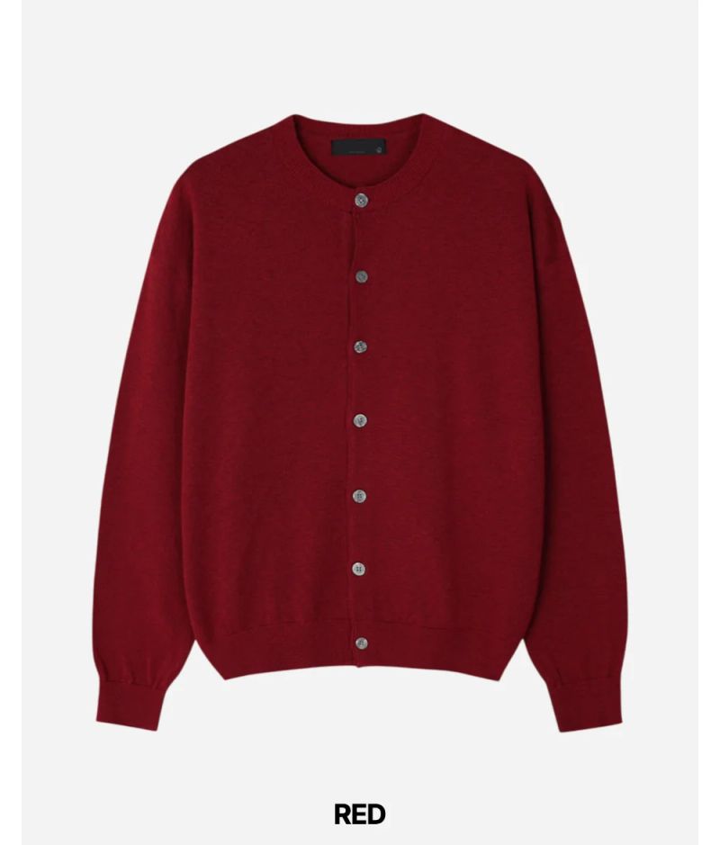Stand Cropped Knit Cardigan