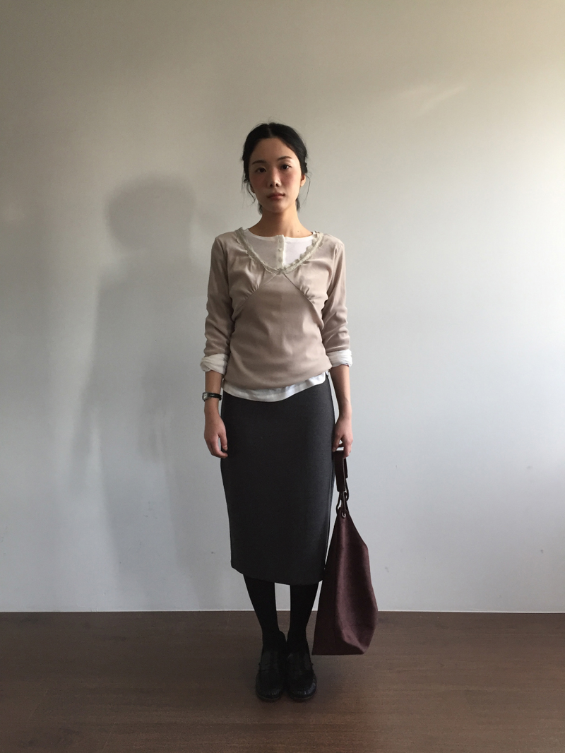 Artie slim skirt (2color)