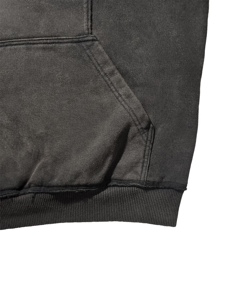 WASHED HOODIE BLACK