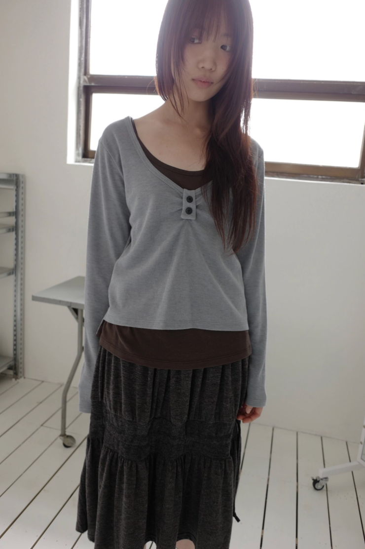 callhag（コールハグ）の「breeze layered knit T (3c)（Tops）」
