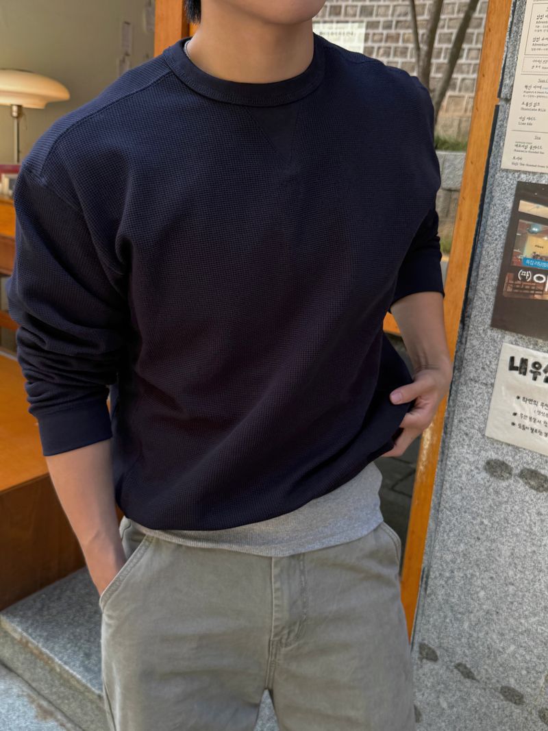 ポイ ワッフル スウェットシャツ