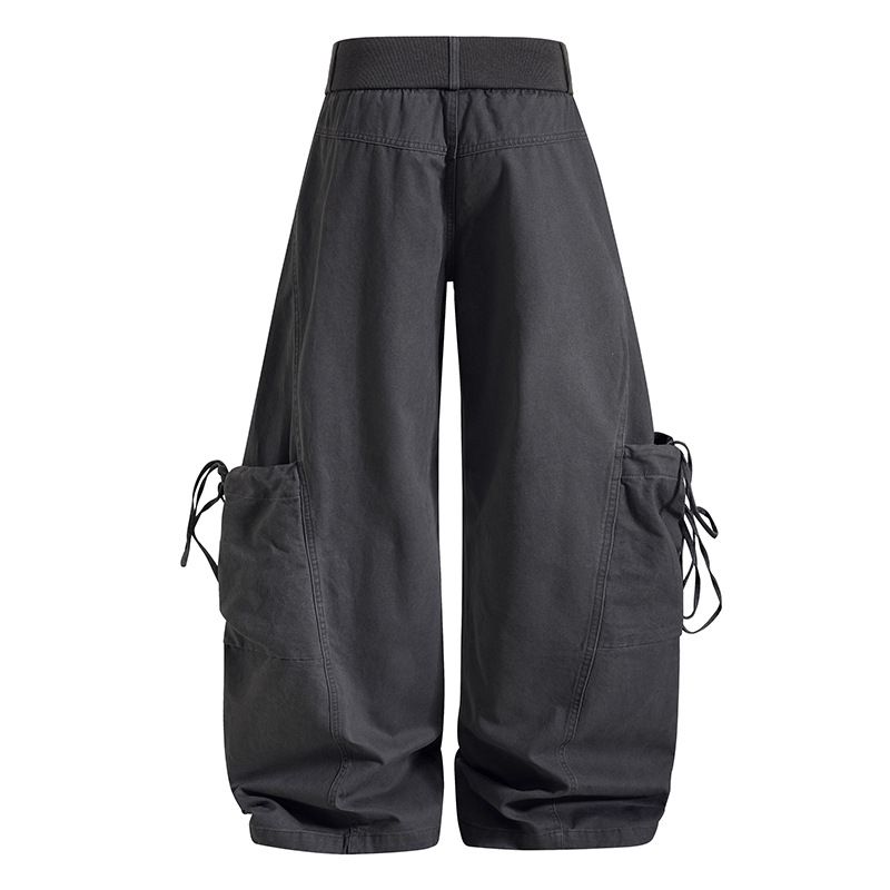 Emily String Cargo Wide Pants