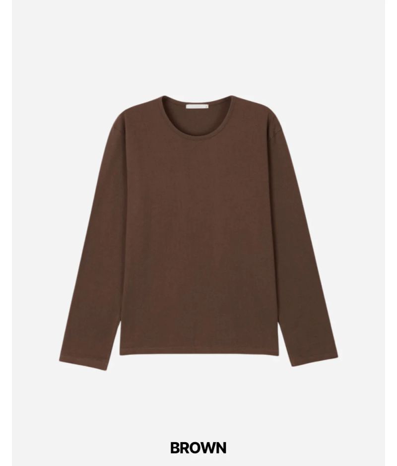 Normal Standard U-Neck Long Sleeve