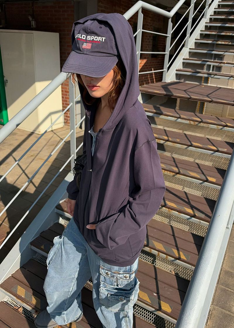SLEEK HOOD ZIP-UP (3color)