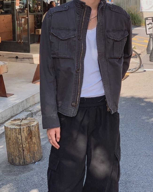 Youth Wrap Washed Field Jacket