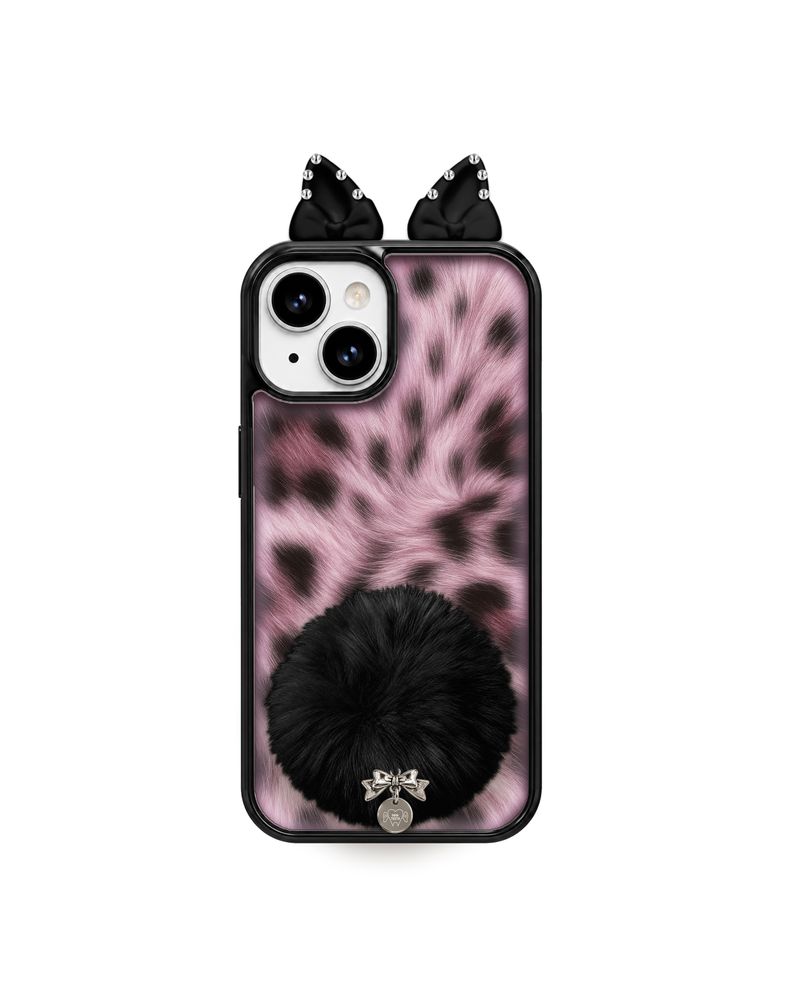 ODDiTEETH(オディティース)の「Naughty Kitty Case (Leopard Purple)(Smartphone Accessories)」