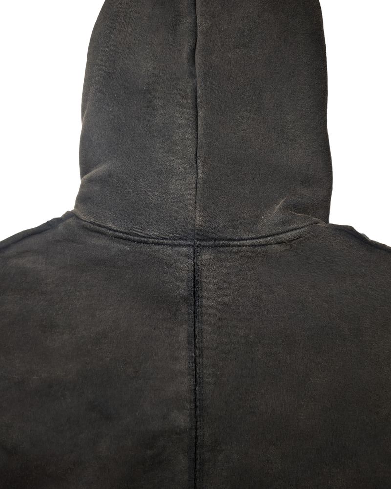 WASHED HOODIE BLACK
