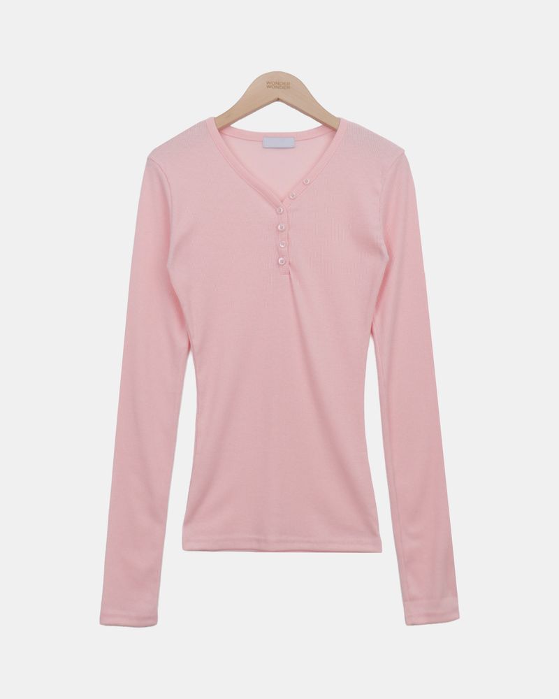 Rohan Button V-Neck Long-Sleeve T-Shirt