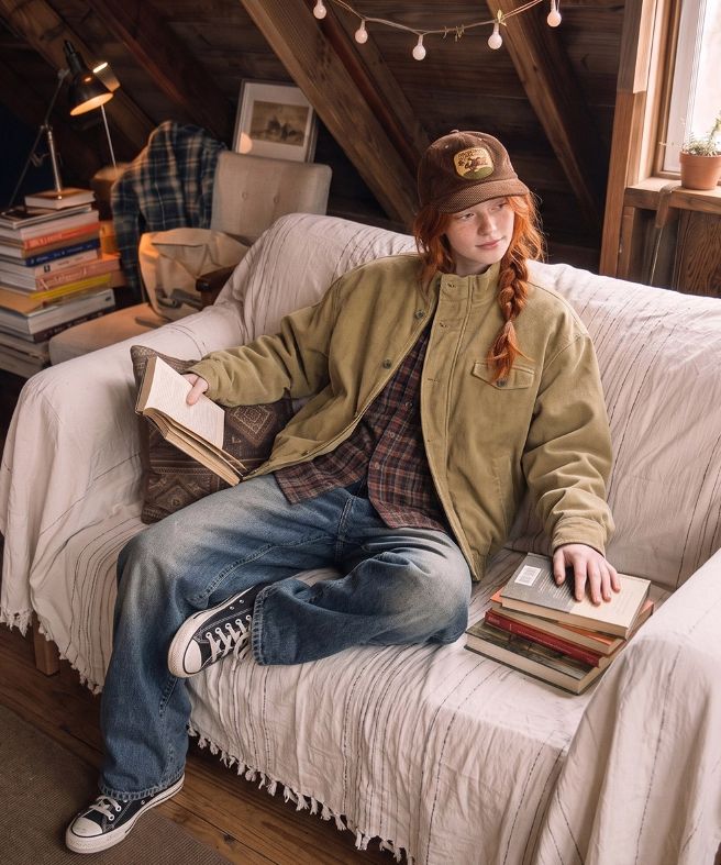 26FW★ Duff Corduroy Neck-Up Jacket