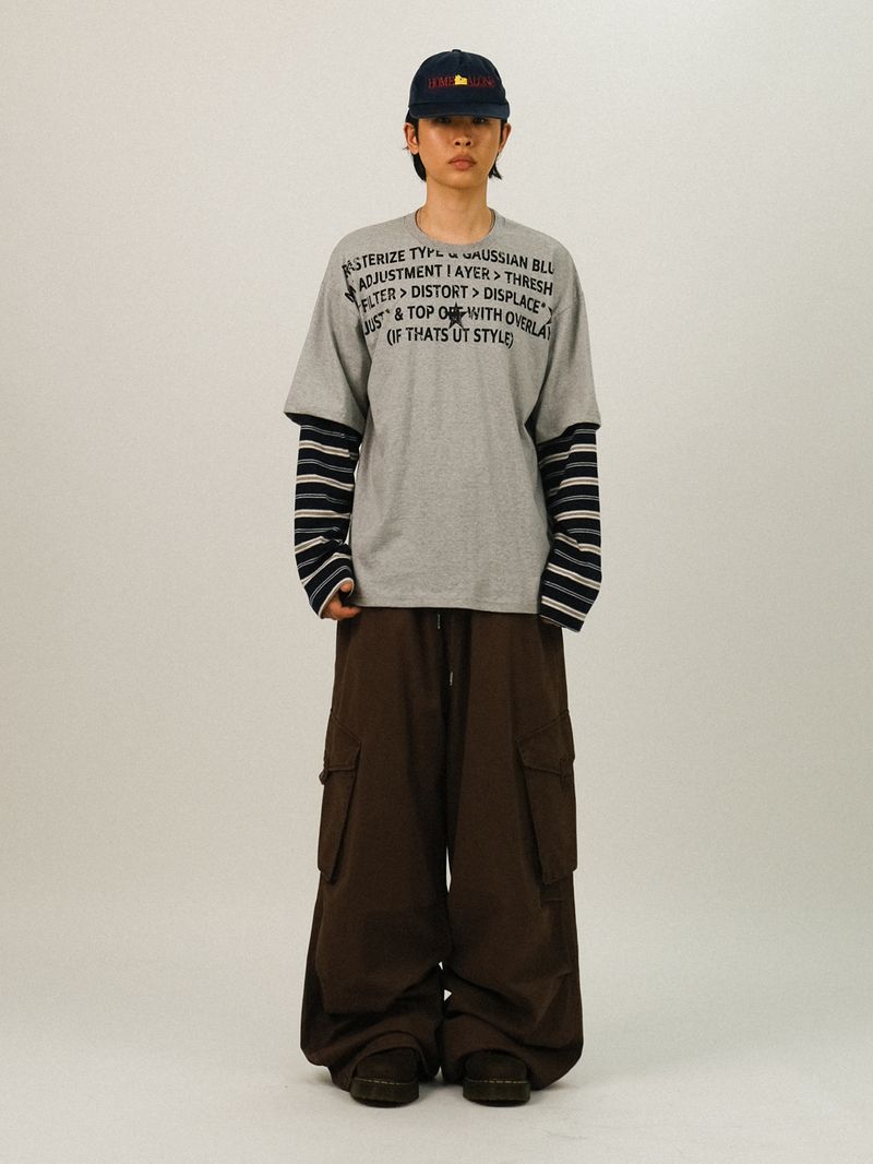 AU Cotton Panel Cargo Pants