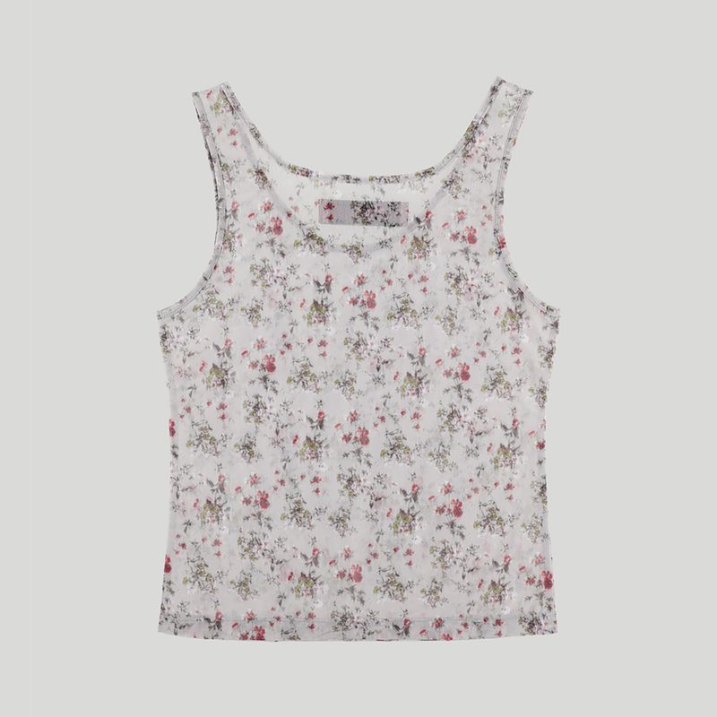 FLORAL PRINTED SLEEVELESS