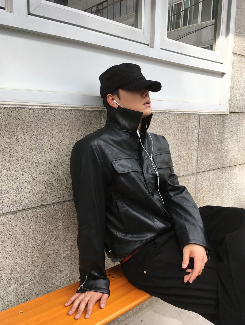 No.1886 W crop leather JK