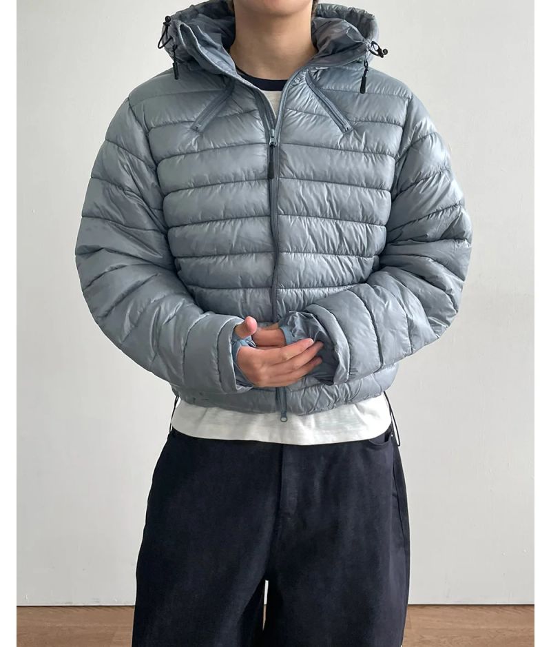 Hive Cropped Hood Lightweight Padding