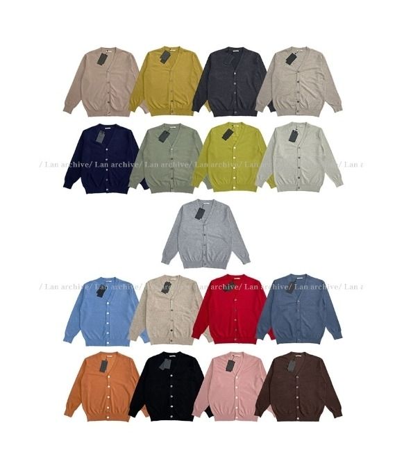 Rodent Basic V-neck Knit Cardigan