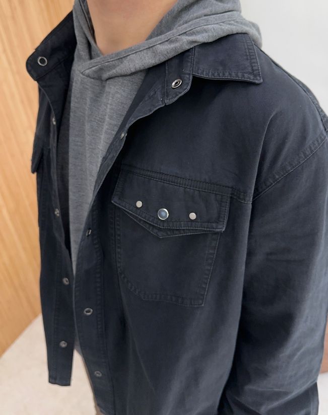 Bedin Stone Washed Western Shirt