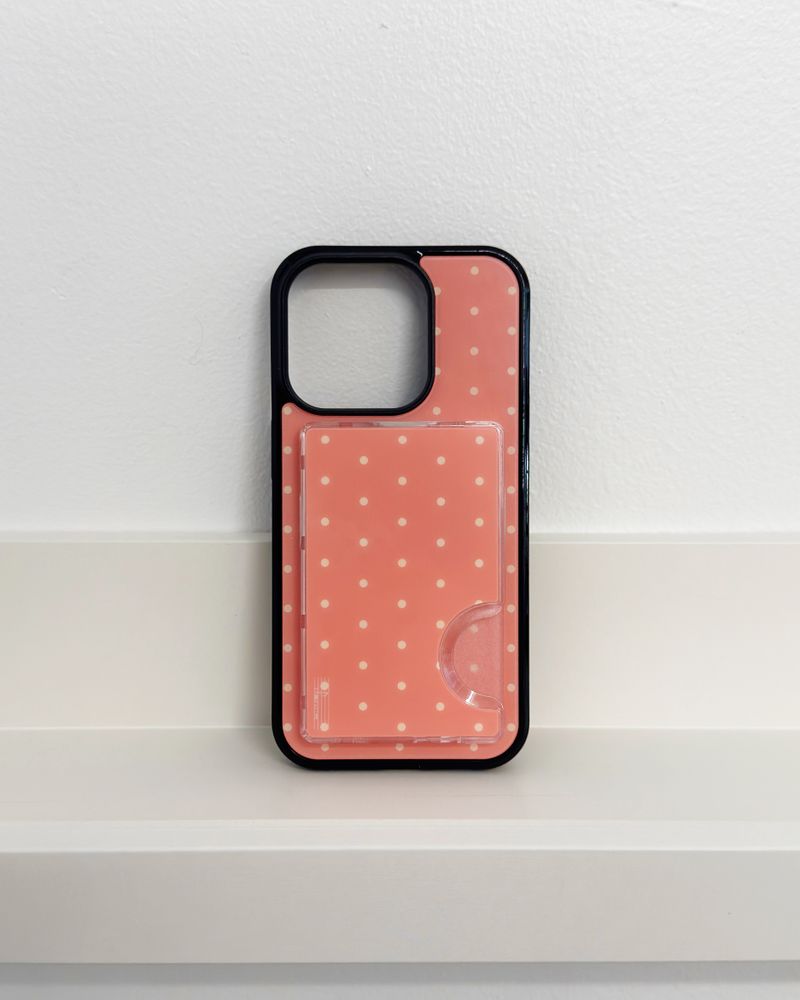 DANCE（ダンス）の「( Phonecase + Cardpocket ) DANCE dot MagSafe set no. 092（Smartphone Accessories）」