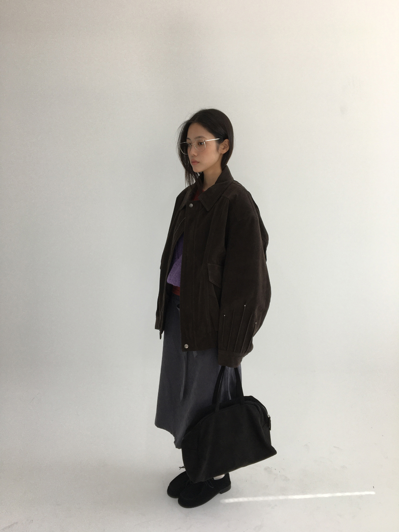 Western Suede Blouson (2color)