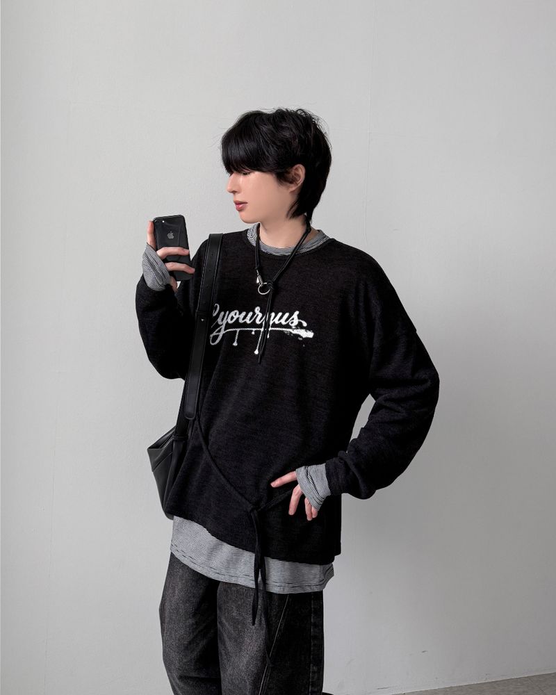 26FW★ Belted Strap Loose Knit