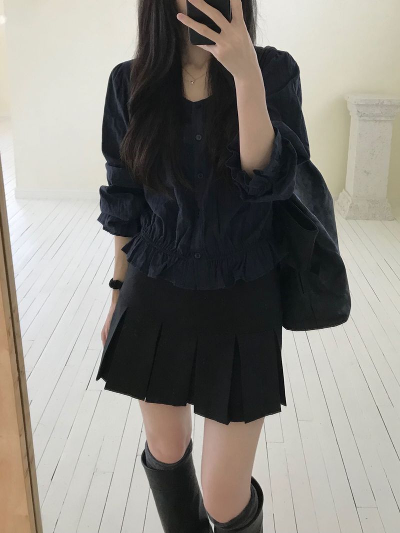 Lucy Frill Blouse (2 colors)
