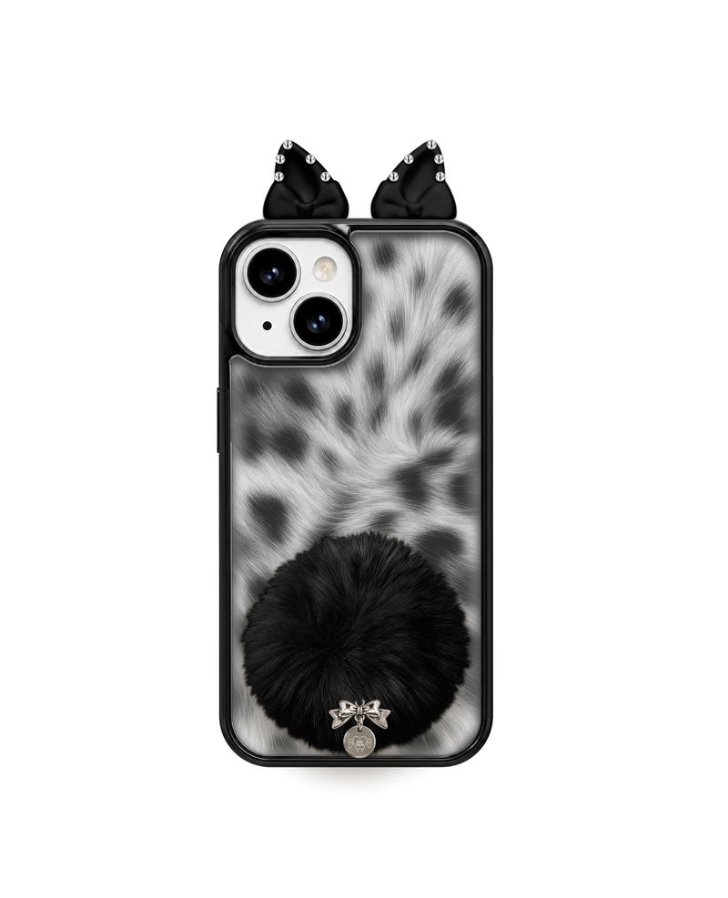 ODDiTEETH(オディティース)の「Naughty Kitty Case (Leopard Black)(Smartphone Accessories)」