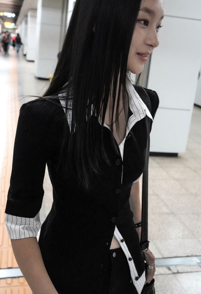 26FW★ ARC STRIPE LAYER SHIRT