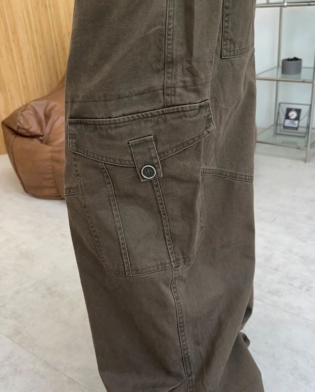 Maydon button pocket cargo pants