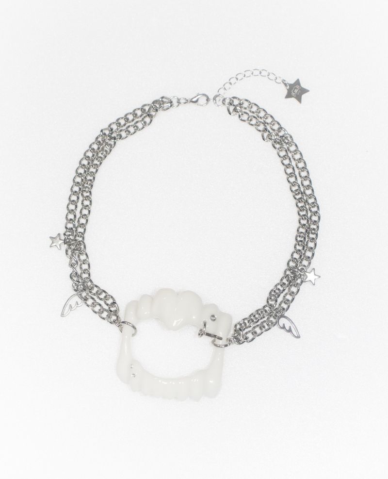 Bite Toothgem Necklace