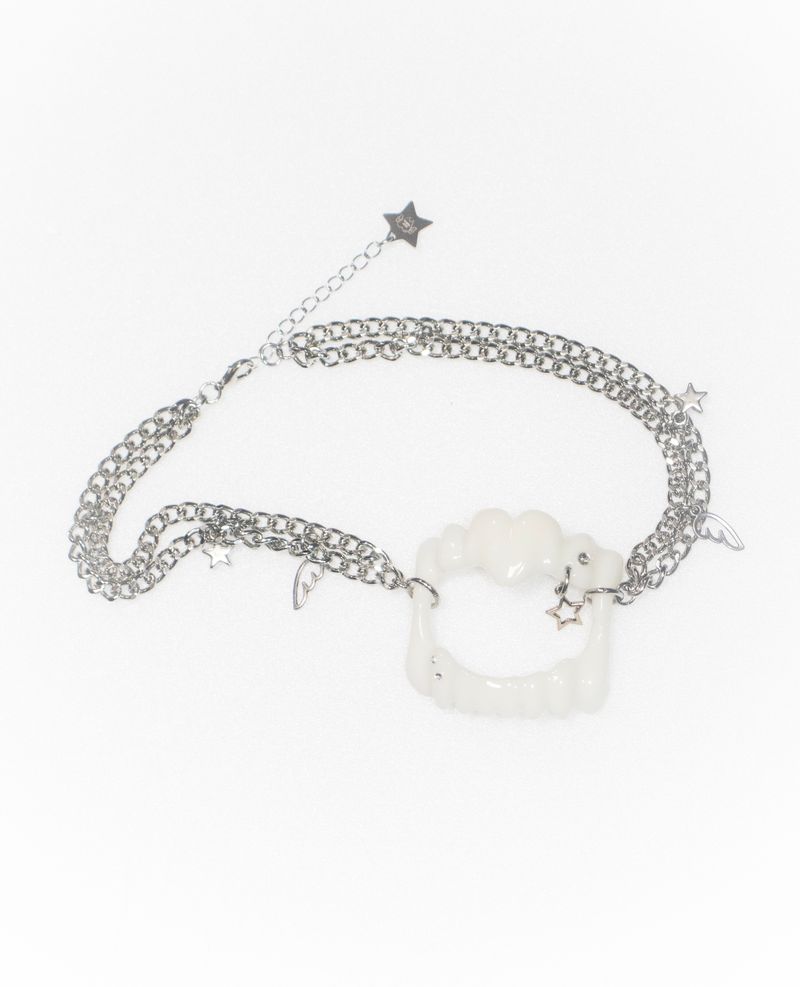 Bite Toothgem Necklace
