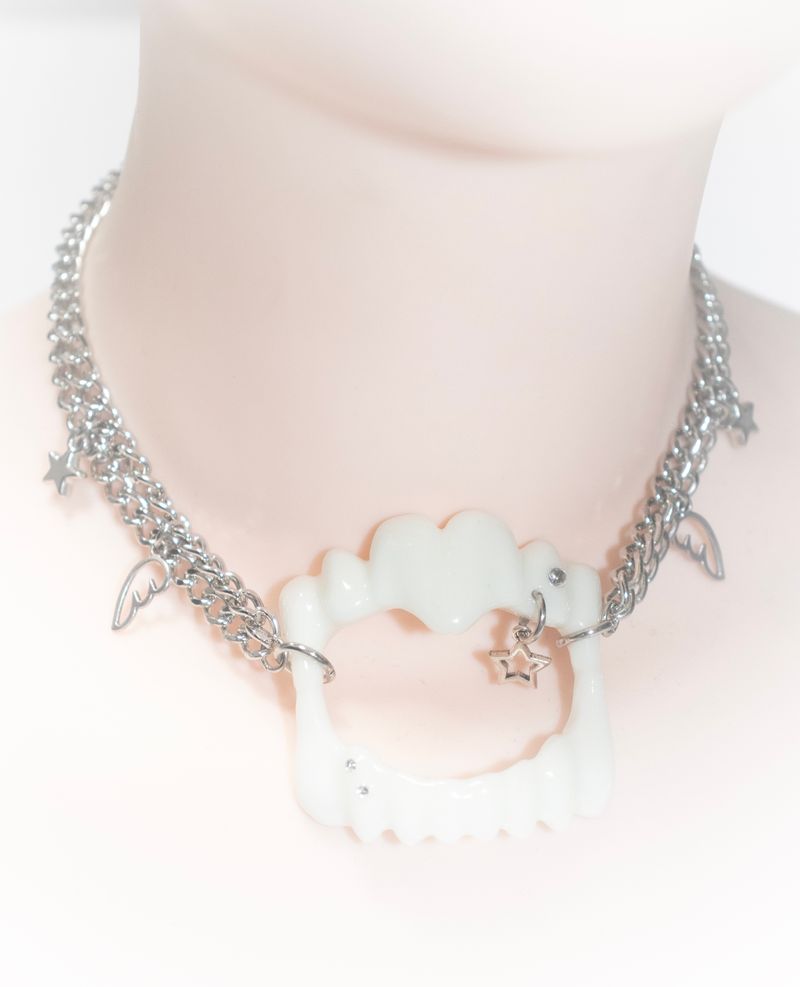 Bite Toothgem Necklace