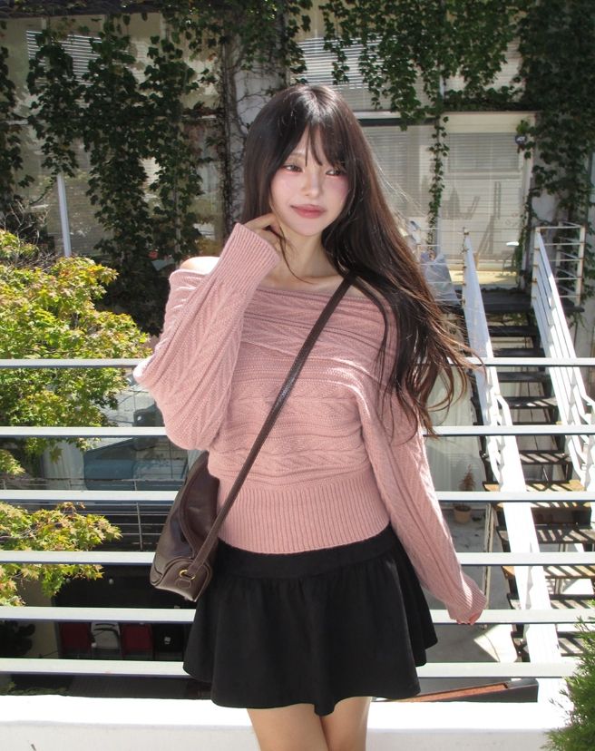 Nico Suede Flare A-line Skirt
