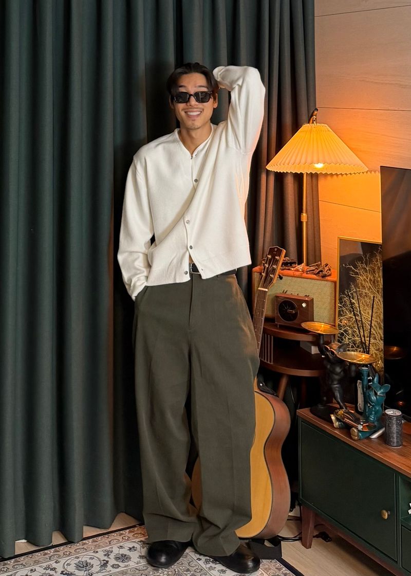 Modal Y-Neck Cardigan 6COLOR
