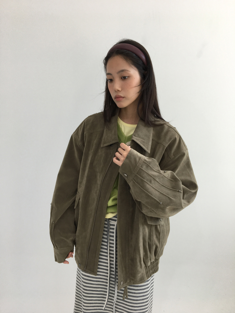 リービブVネッククロップドニット (4color)