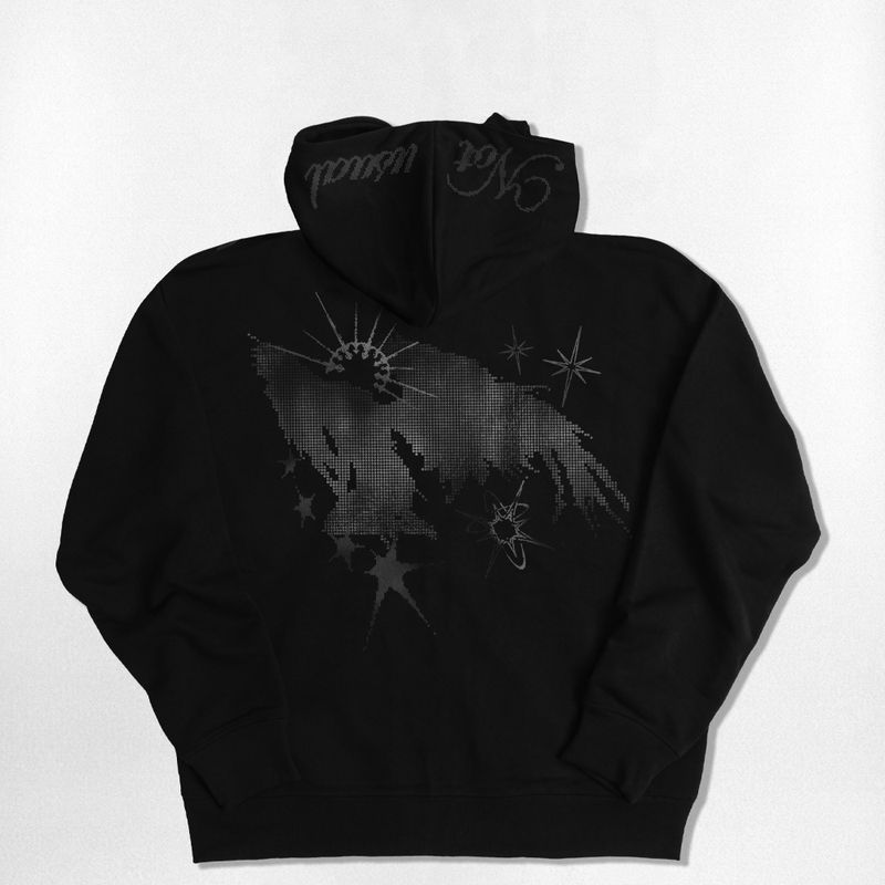 NOTUSUAL（ノットユージュアル）の「Fallen Angel Dot 2way Zip-Up Hoodie - 4COLOR（Tops）」