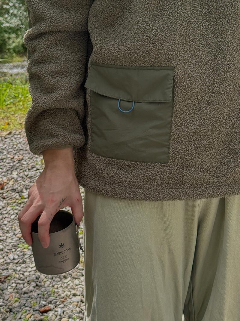 ASCLO Sherpa Snap Fleece Pullover (2color)